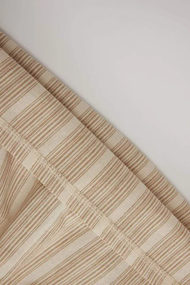 Детское платье для девочек в полоску с длинным рукавом c0769a524sp Defacto, Beige Bg65 — фото 4