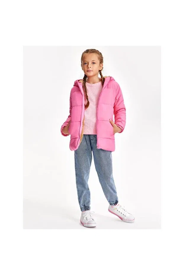 Детские спортивные брюки для девочек хлопковые Civil Girls, Ice Blue