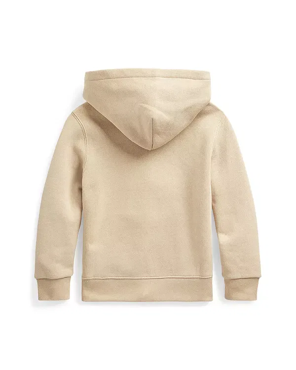 Детская толстовка для мальчиков с вышивкой Polo Ralph Lauren, Khaki — фото 4