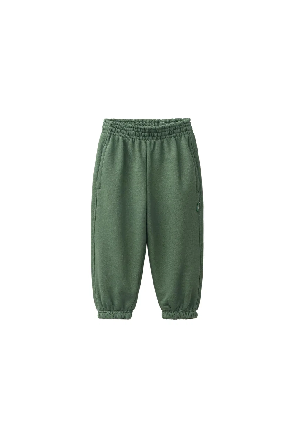 Обычные спортивные брюки ZARA, Mid-green