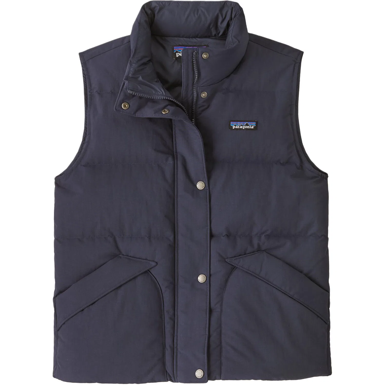 Жилет пуховый с карманами на пуговицах Patagonia, Dark Blue