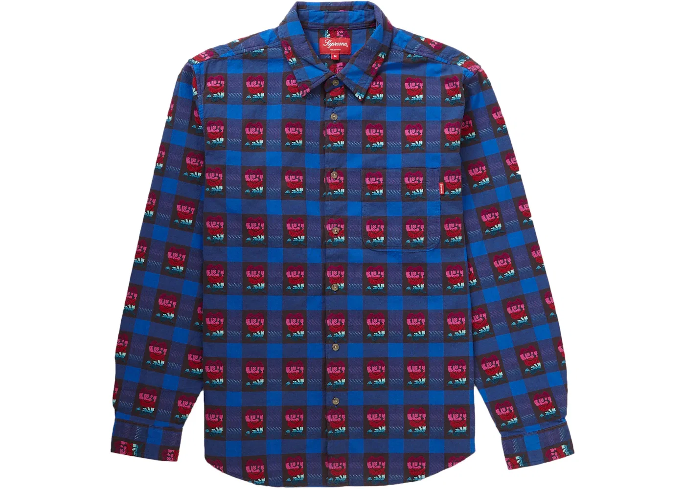 Мужская рубашка с принтом Shirt Supreme, Royal