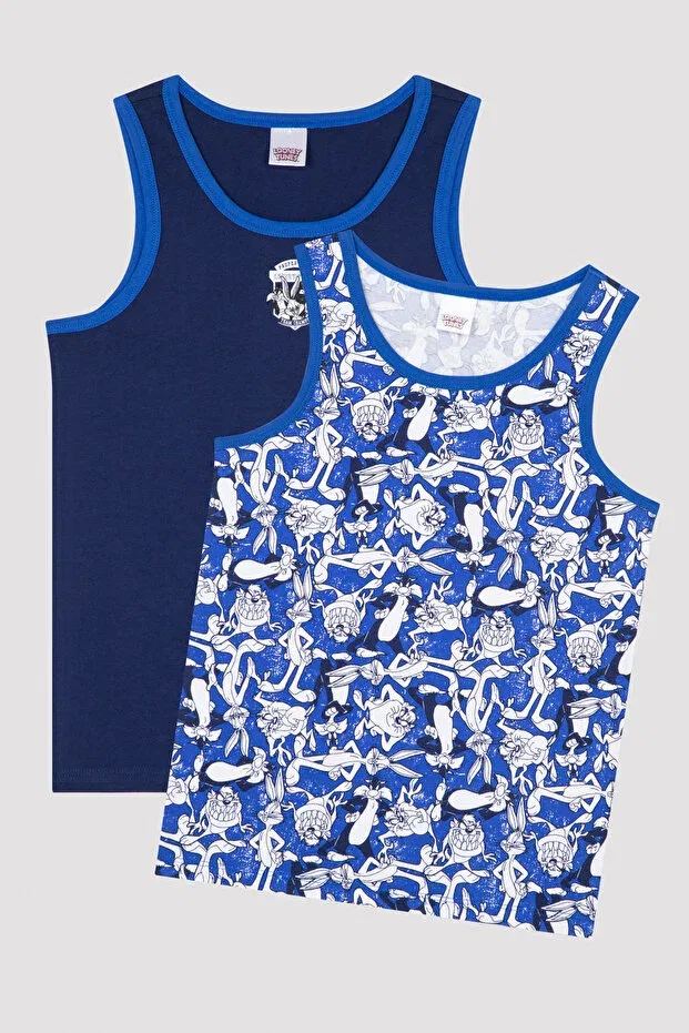 Детское для мальчиков белье с принтом Looney Tunes 2-Piece Undershirt Penti, Multicolor