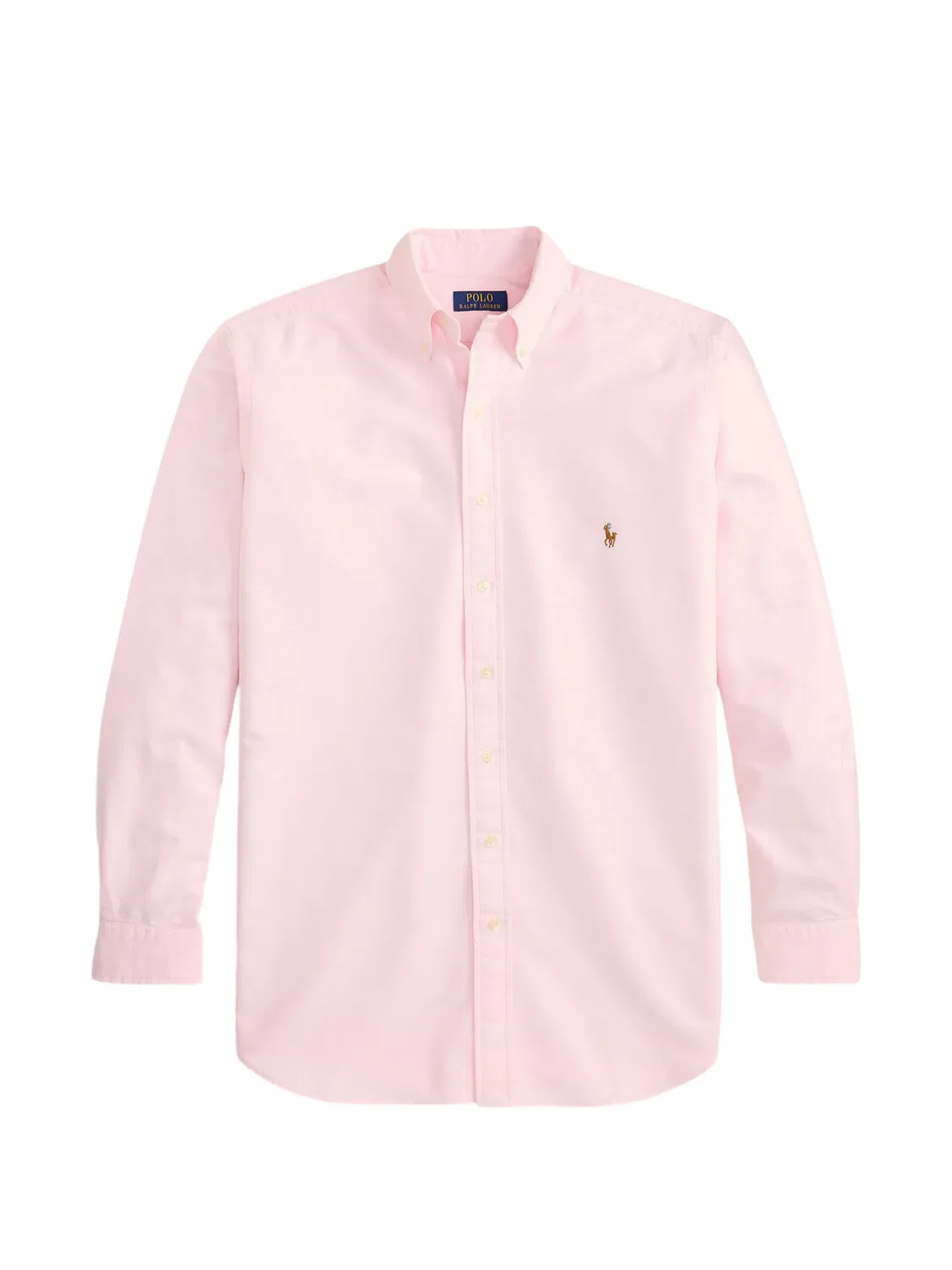 Рубашка оксфорд розовая с вышитым пони Polo Ralph Lauren, розовый