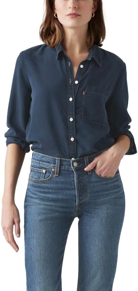 Рубашка Levi's Women's Darlene Utility, темно-синий