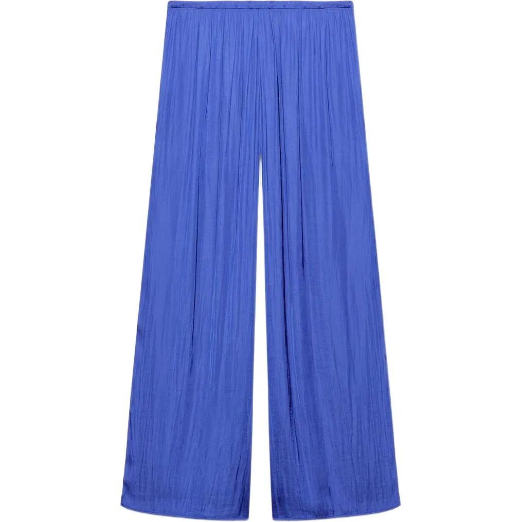 Женские брюки свободного кроя Iron Blue ZARA, Iron Blue — фото 3