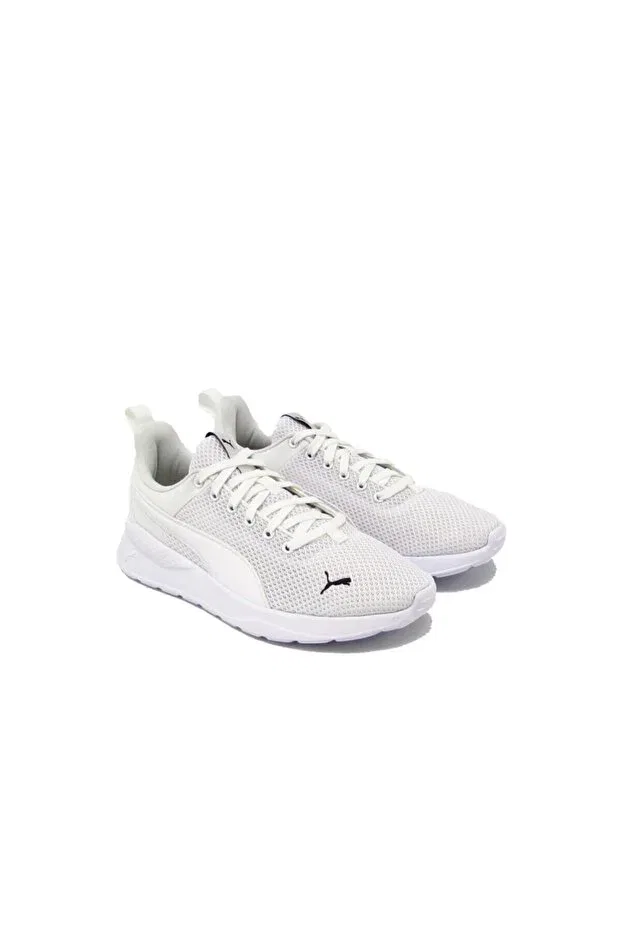 Детские кроссовки для девочек с принтом Anzarun Lite Jr Puma, White — фото 4