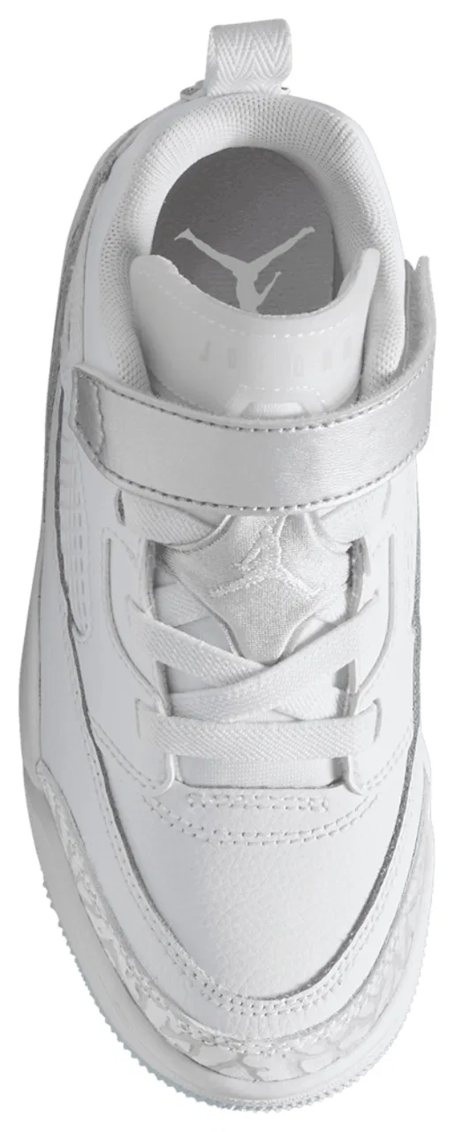 Кроссовки для мальчиков Spizike Low Jordan, цвет White/Grey — фото 3