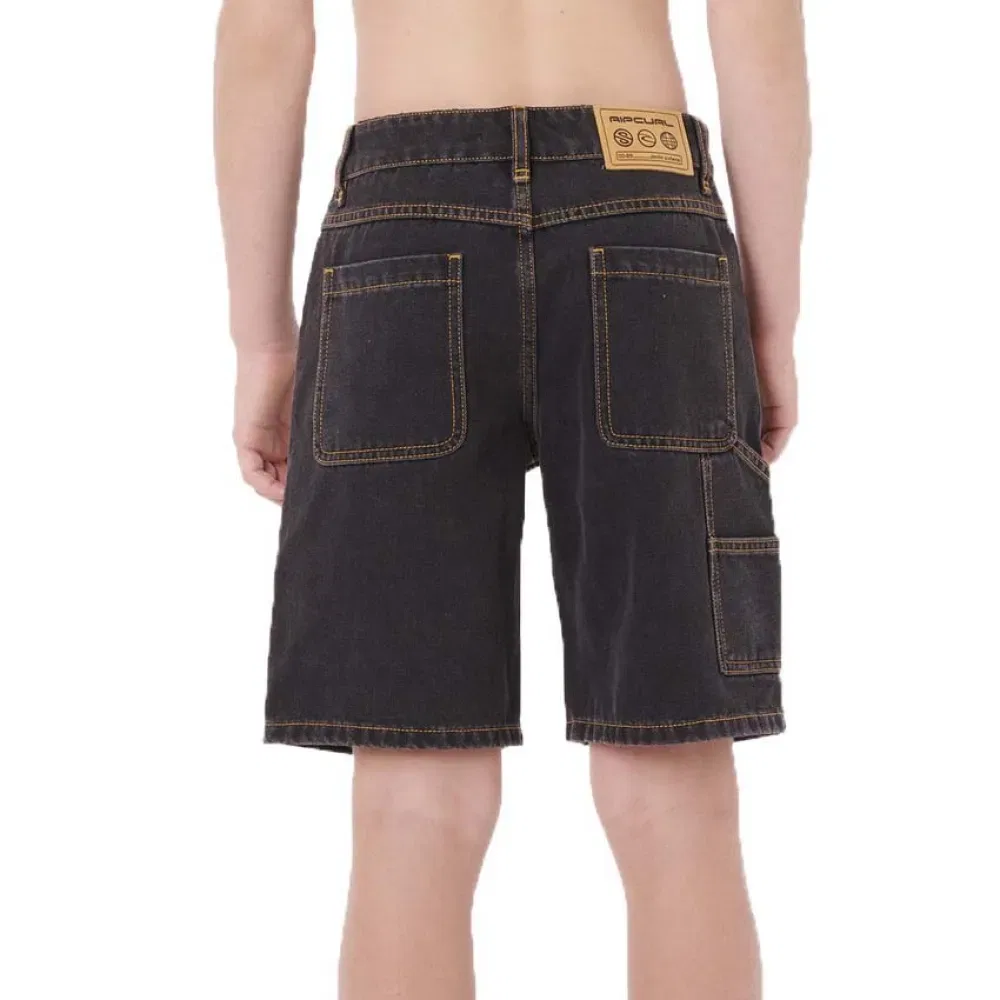 Детские джинсовые шорты для мальчиков свободного кроя Hyped Up Denim Walkshort Rip curl, Black — фото 2