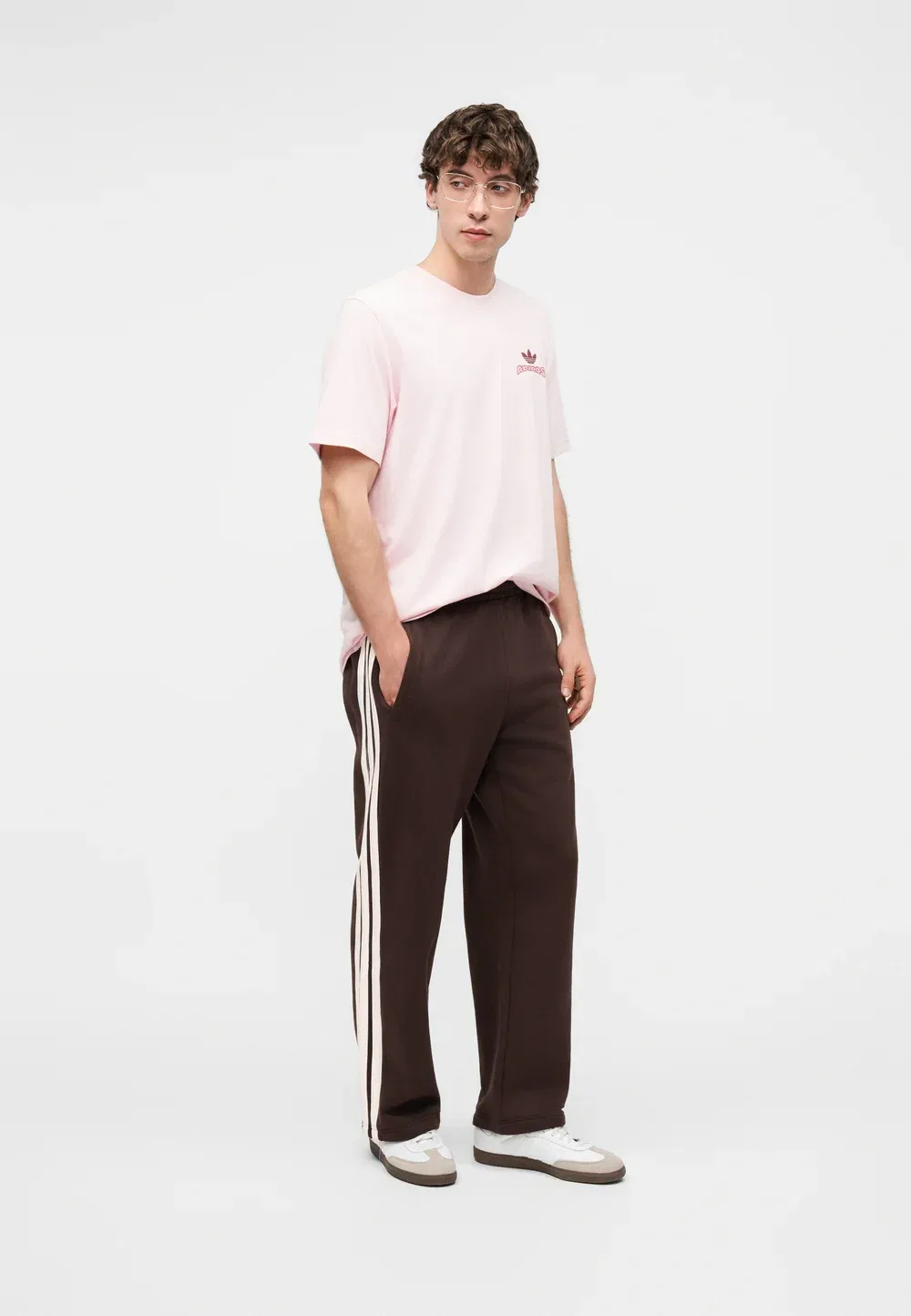 Мюнхенские спортивные штаны унисекс Adidas Originals, Aurora Coffee — фото 4