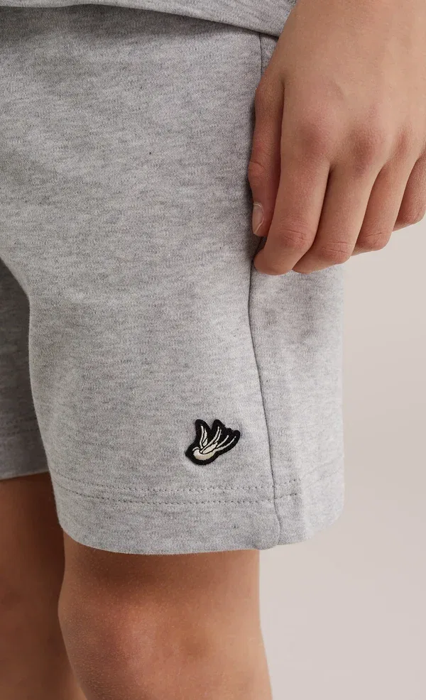 Брюки хлопковые Tracksuit bottoms We Fashion, Light Grey, светло-серый — фото 3