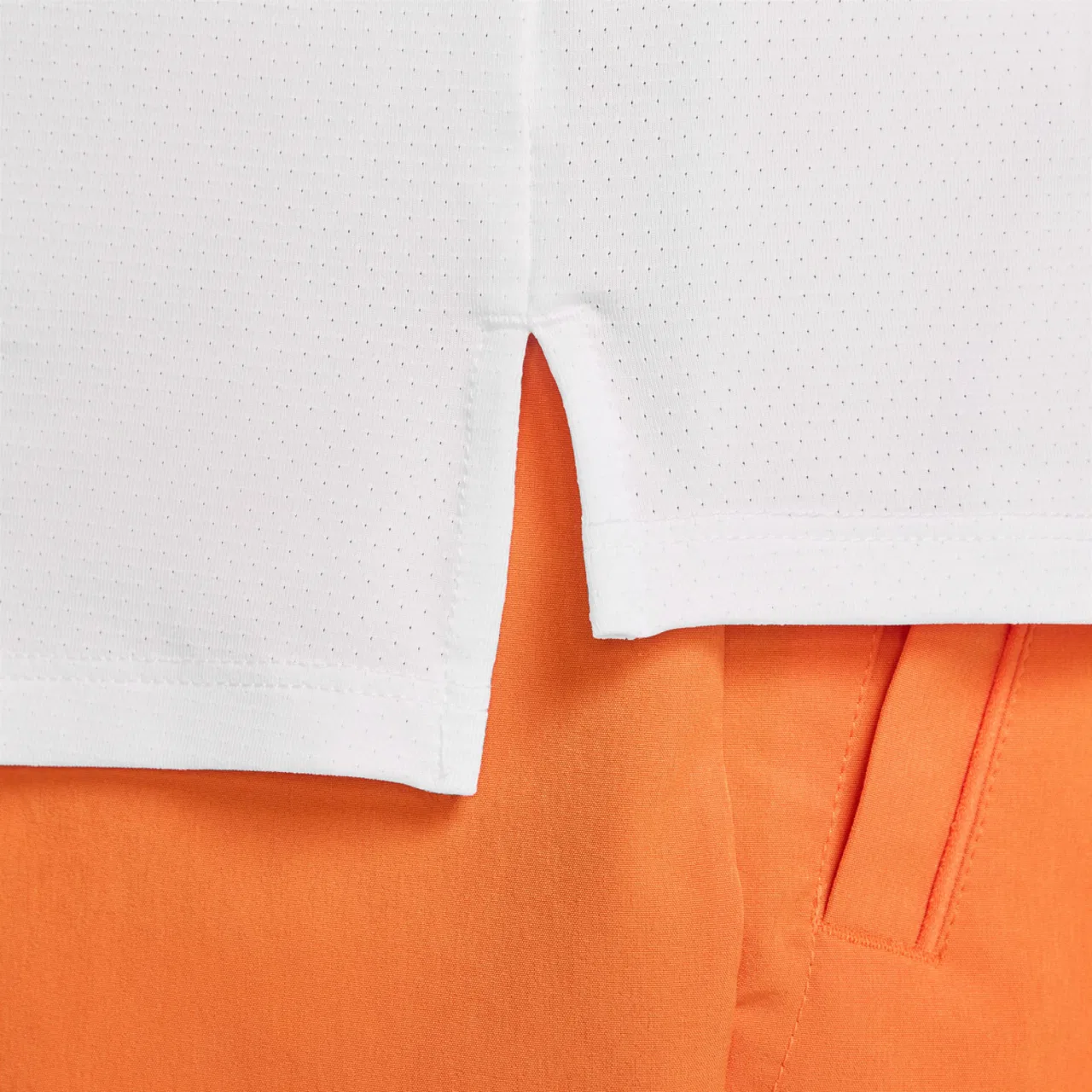 Мужское поло для тенниса NikeCourt Dri-FIT Advantage Polo, белый/черный — фото 4