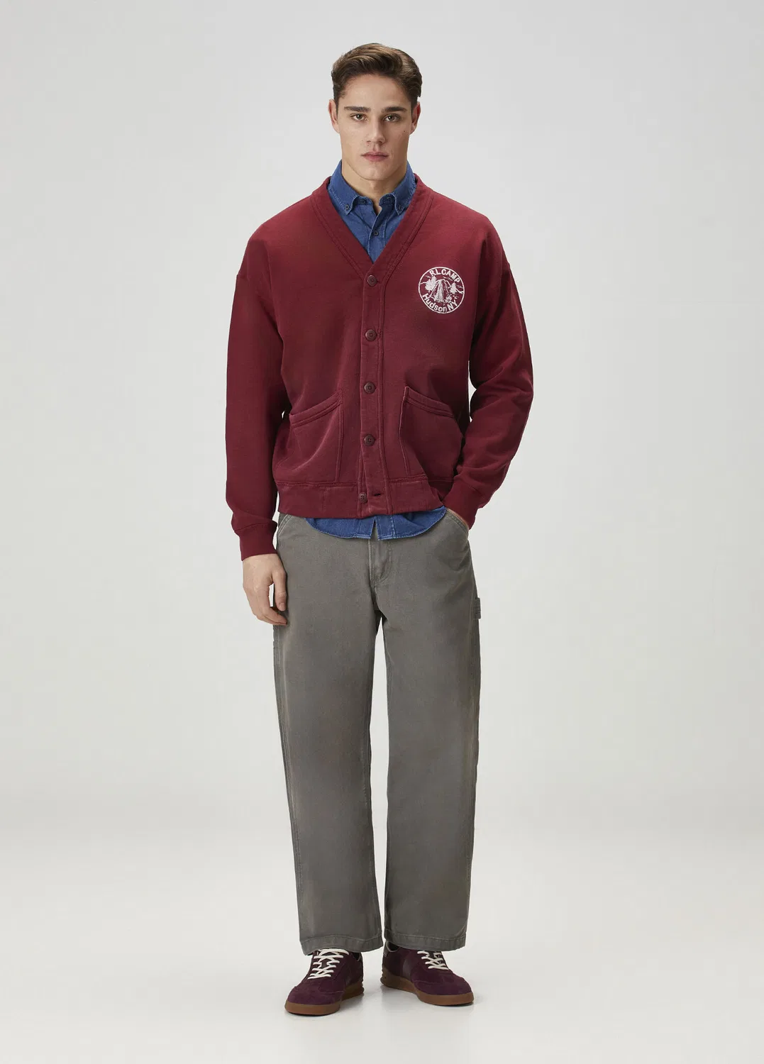 Свитшот Polo Ralph Lauren Vintage, красный — фото 2