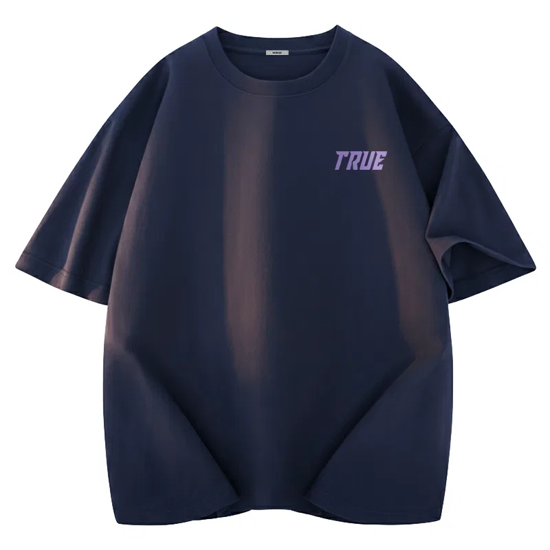 Футболка детская с логотипом MINISO, Mystic Purple Future Chest Logo