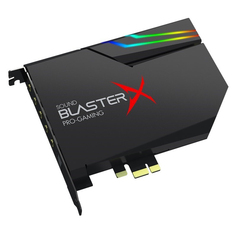 

Звуковая карта Creative Sound BlasterX AE-5 Plus 32-bit/384 kHz PCIe, черный, Серый, Звуковая карта Creative Sound BlasterX AE-5 Plus 32-bit/384 kHz PCIe, черный