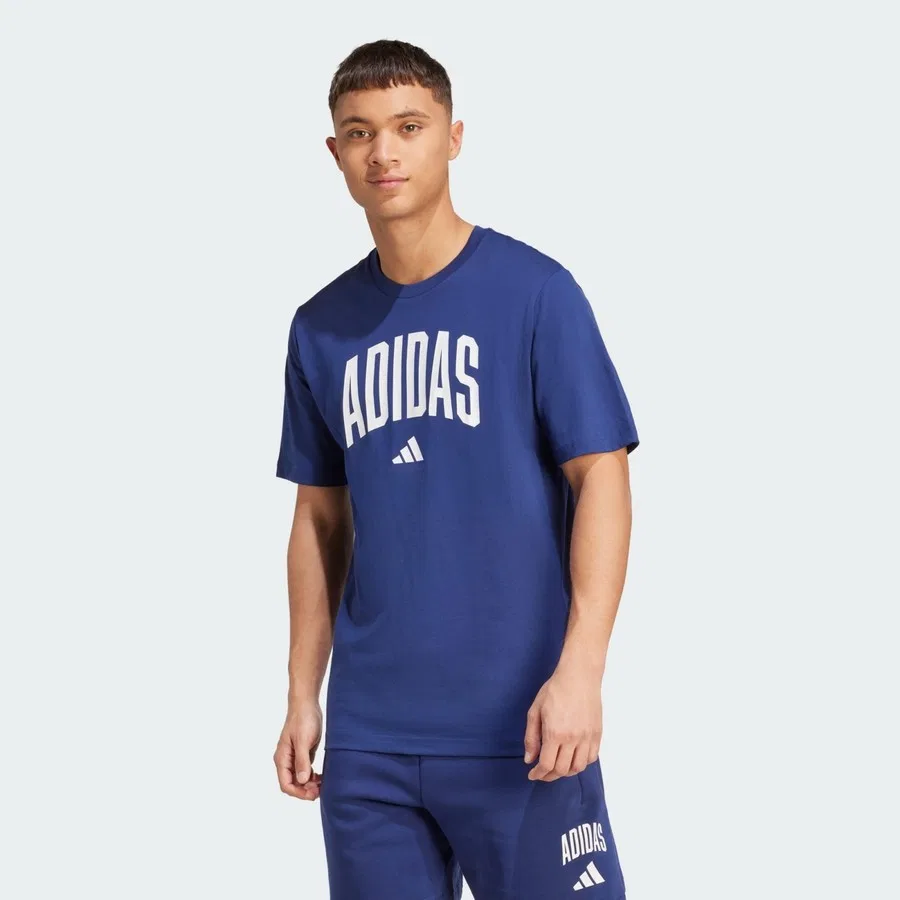 Футболка с длинным рукавом M Collegiate T adidas, Белый