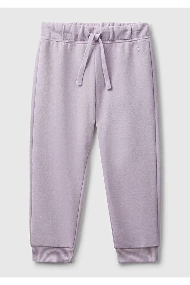 Детские спортивные штаны для мальчиков с эластичным манжетом Benetton, Lilac