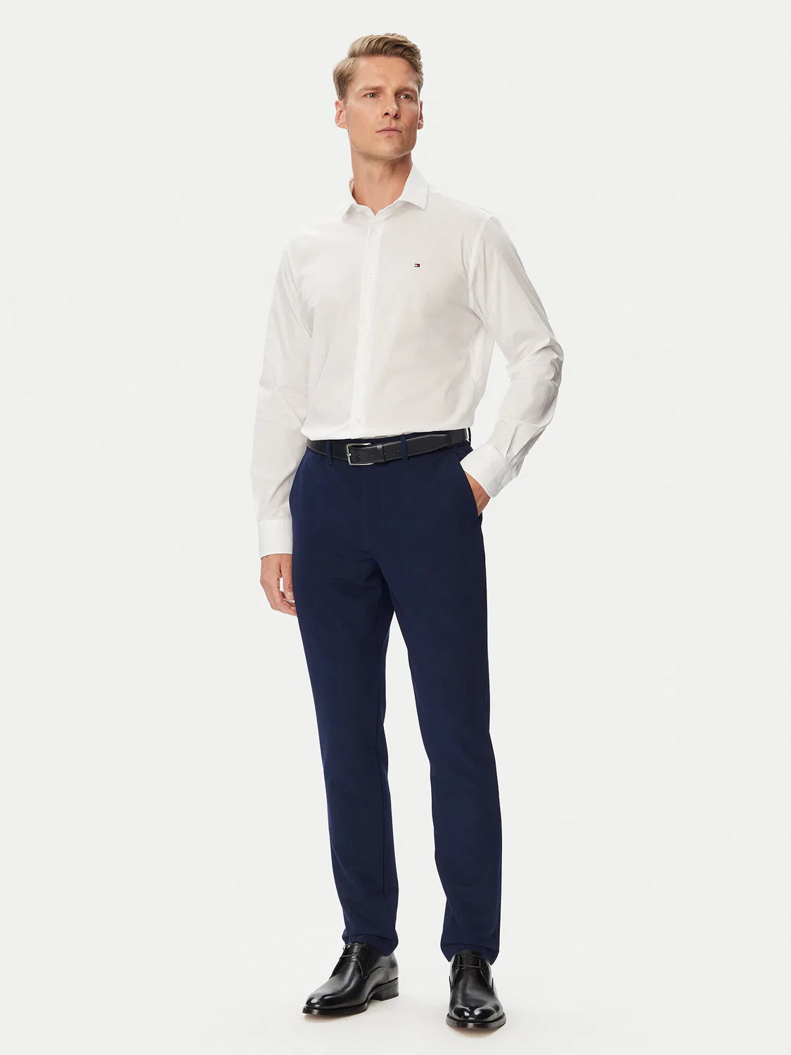 Мужские чиносы стандартного кроя Harlem Tommy Hilfiger, темно-синий — фото 2