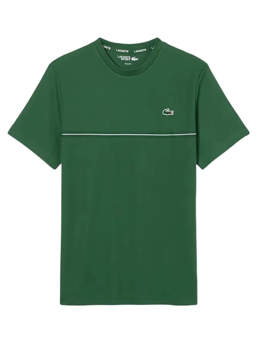Футболка LACOSTE 'Camiseta lacoste verde back croco ultra dry tee' зеленого цвета — фото 3