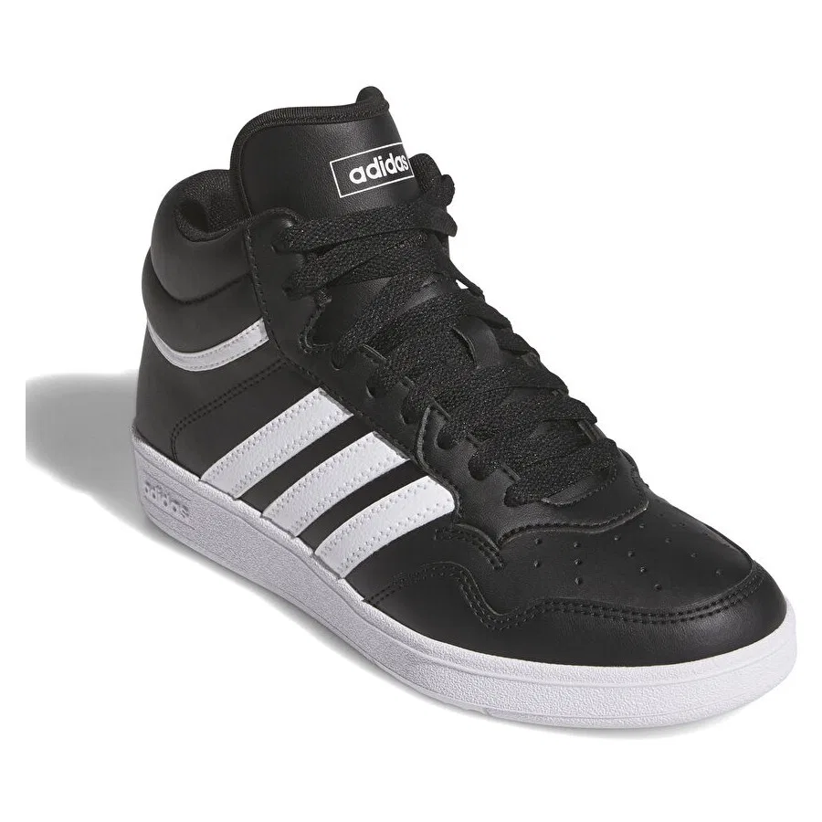 Детские кроссовки с закрытым носком adidas HOOPS 4.0 MID J, Черный — фото 3