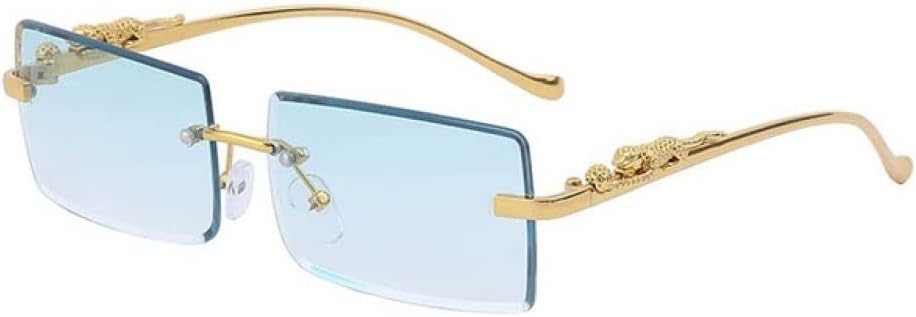 

Солнцезащитные очки без оправы для женщин, солнцезащитные очки без оправы для женщин, солнцезащитные очки с градиентным переходом для мужчин, zonnebril dames generic, Double Green