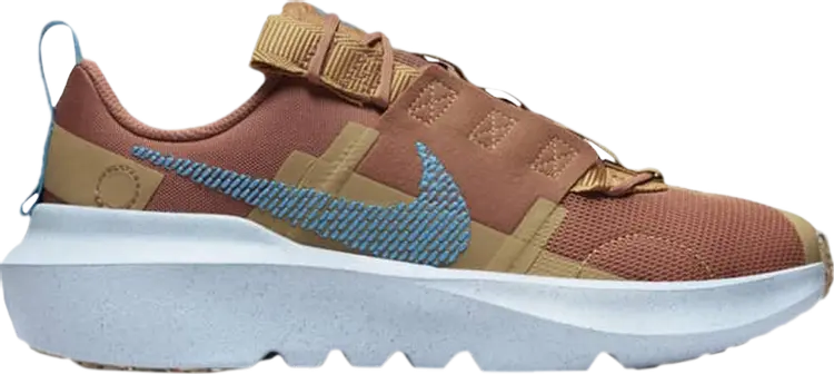 

Кроссовки Nike Crater Impact GS 'Mineral Clay Laser Blue', коричневый