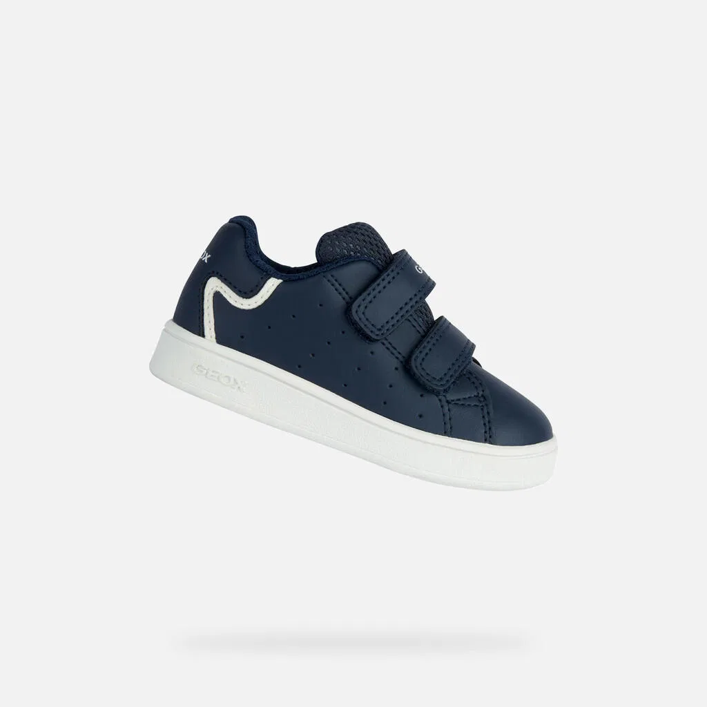Детские кроссовки с текстурным верхом B Eclyper Boy Geox, Kosmosblau