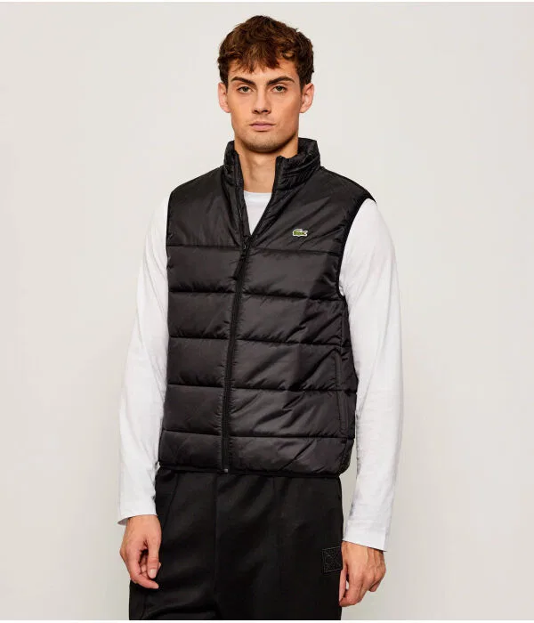 Мужской жилет без рукавов Lacoste, черный