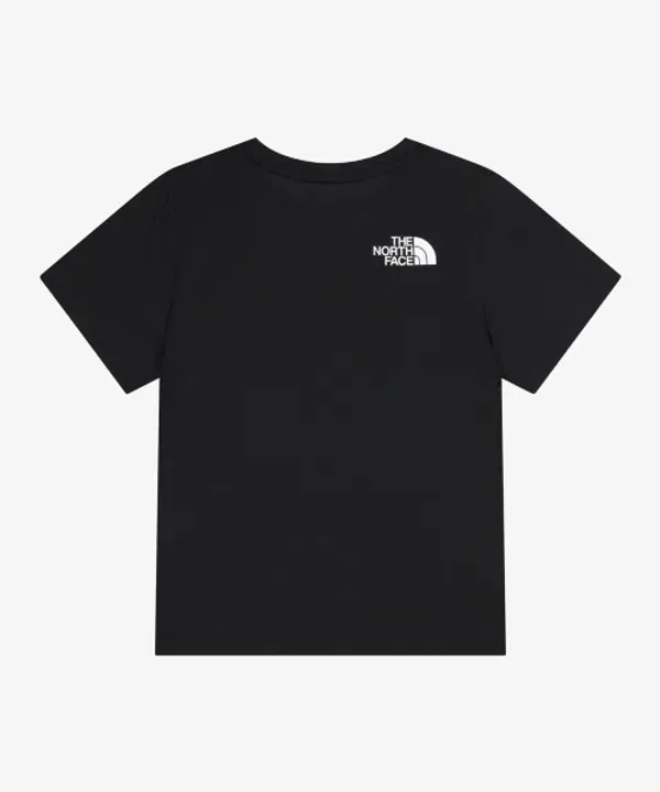 Футболка с коротким рукавом Playboost для детей, The North Face Kids, черный — фото 2