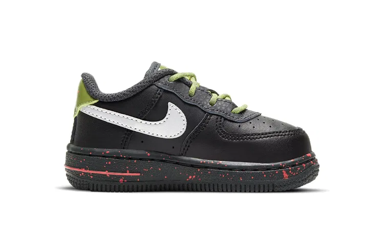 Детские кроссовки с низким верхом Air Force 1 Low top, Nike, Black Green — фото 4