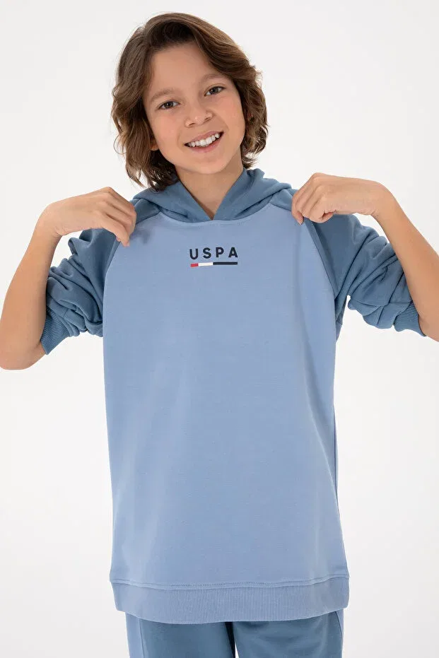 Детское худи для мальчиков с капюшоном U.S. Polo Assn., 168383 — фото 2