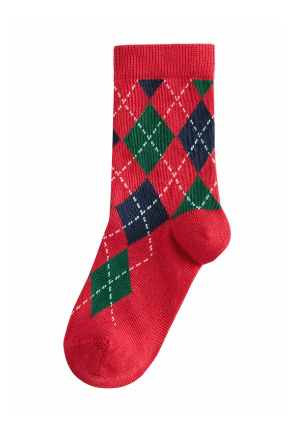 Комплект носки с животными Christmas 5 pack Next navy blue, red, красный/темно-синий — фото 3