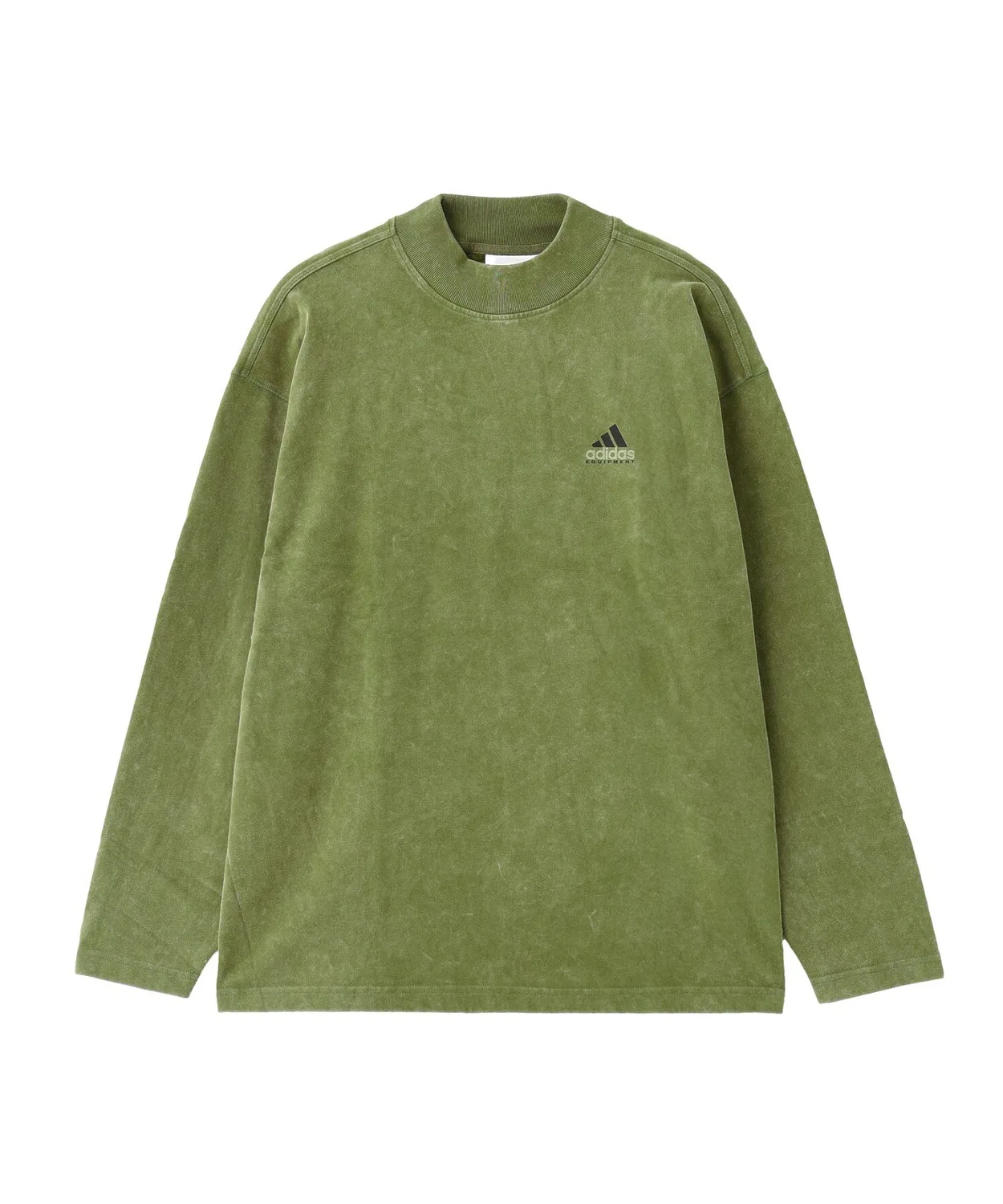 Мужская футболка с длинным рукавомс принтом EQT Graphic Tee Adidas Originals, Olive — фото 2