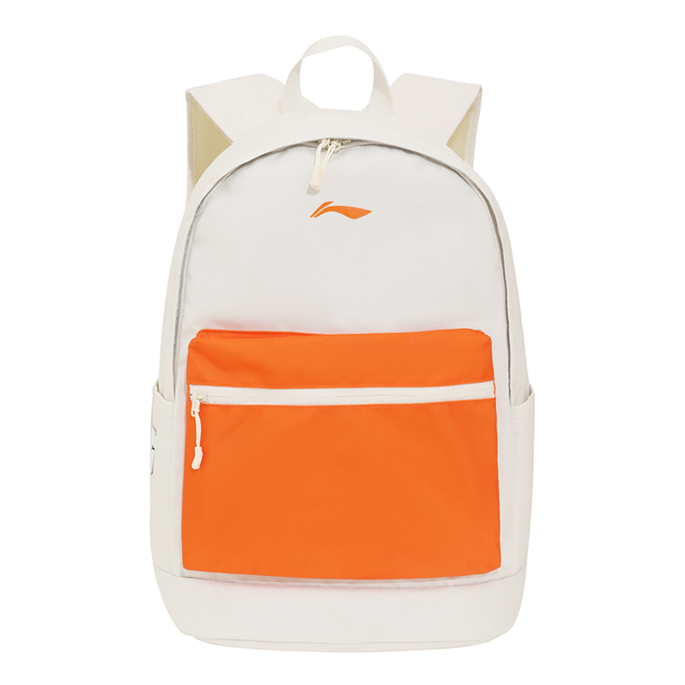 

LINING Полиэстеровый рюкзак унисекс бело-оранжевый, White Orange