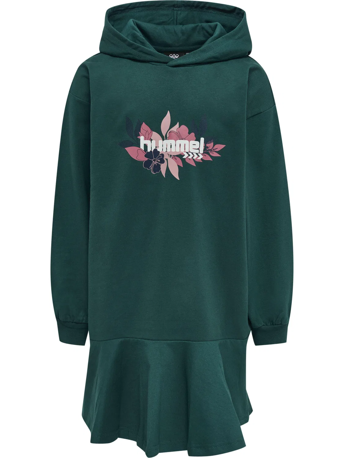 Детское платье с капюшоном Hmlsaga Hummel, Alpingrun