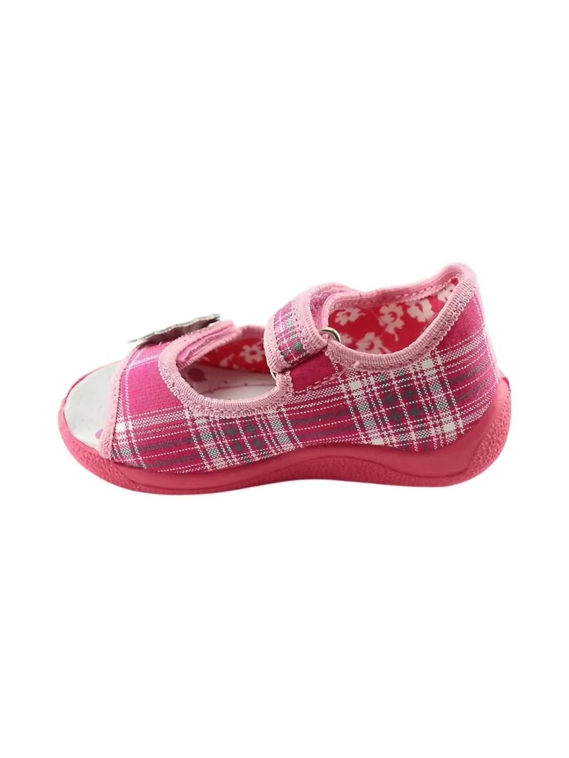 Детские сандалии с двумя ремешками на липучке Velcro 2-Strap Sandal Renbut Shoes, Red/Pink — фото 3