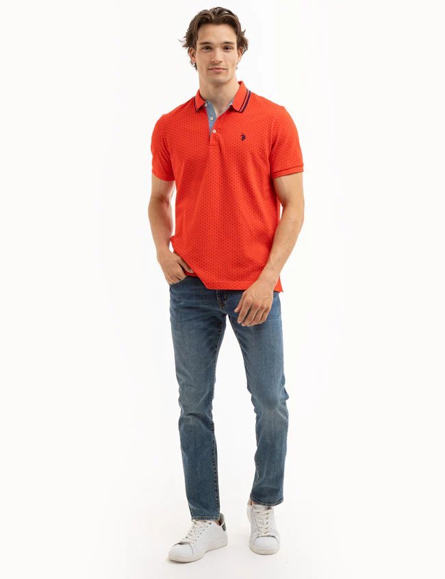 

Рубашка-поло U.S. Polo Assn., оранжевый