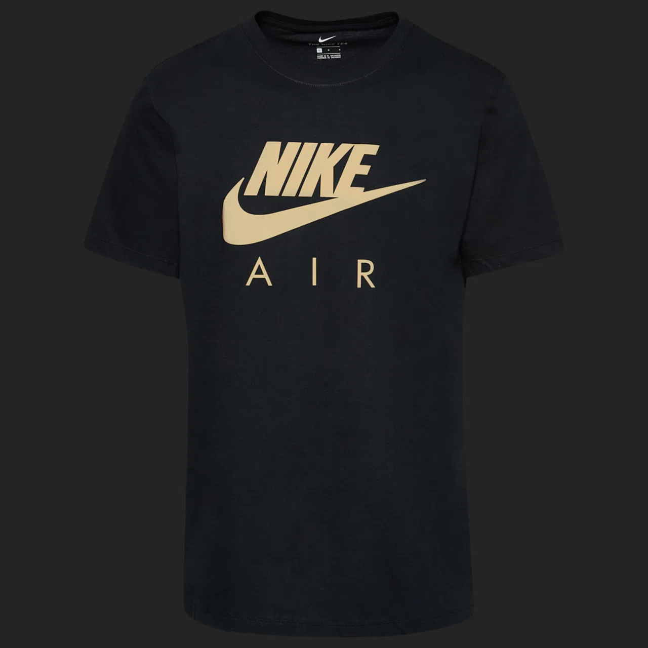 Футболка мужская Nike Air Reflective, цвет Black/Gold — фото 2