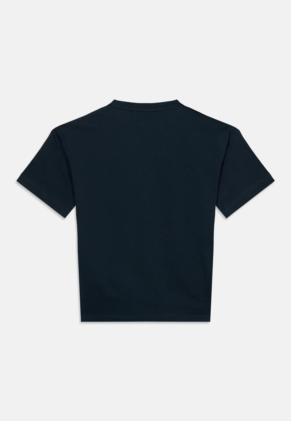Плотная, свободная футболка унисекс - базовая модель Lyle & Scott, Dark Navy — фото 2