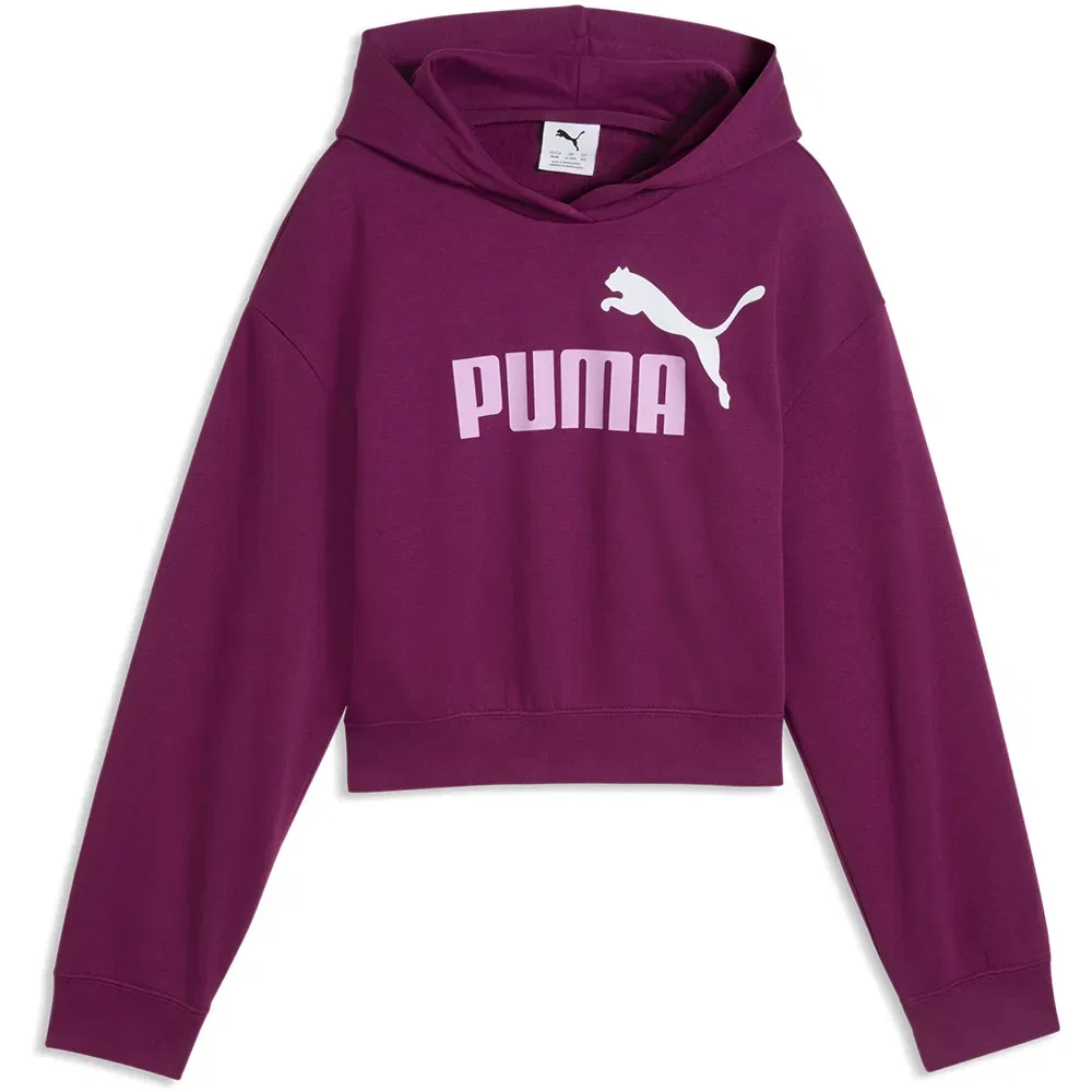 Худи Puma Essential 2 Color Nº1 Logo Short Length TR, фиолетовый — фото 3