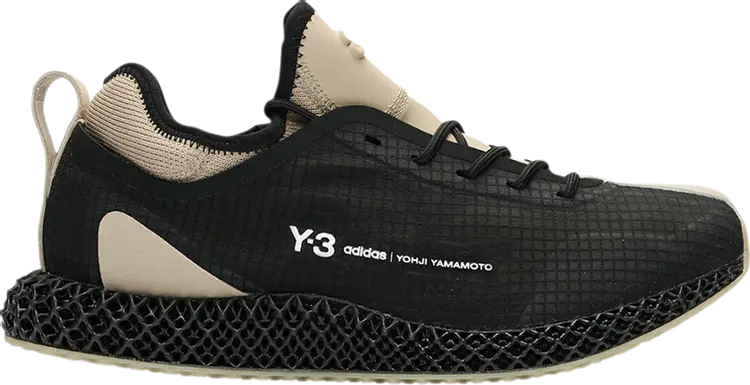 

Кроссовки Adidas Y-3 Runner 4D 'Black Sesame', черный