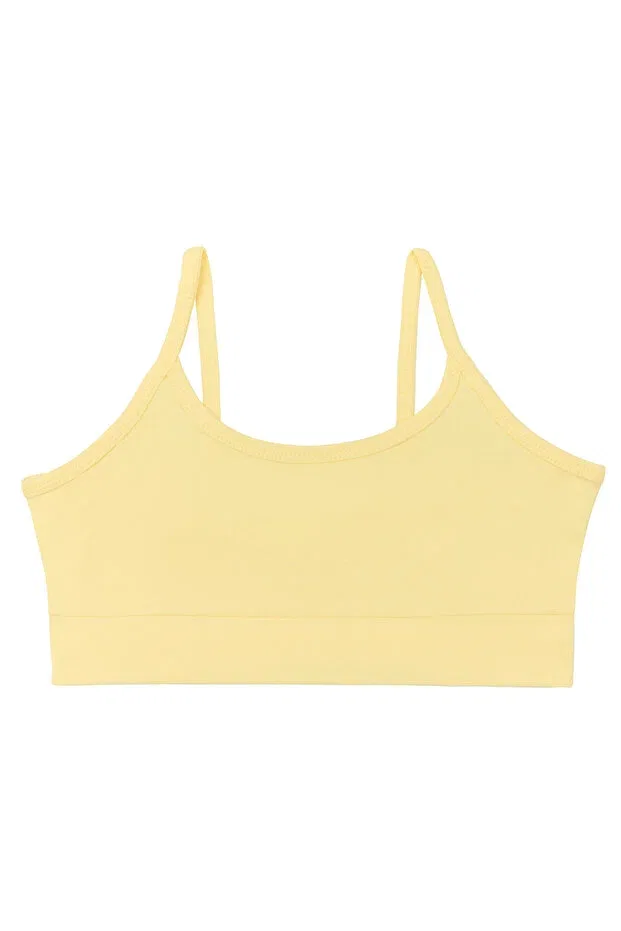 Детское бюстье для девочек хлопковое Gots certified organic cotton girls bustier - sports cut, stretchy band, vegan Albero Natur, Doors — фото 2