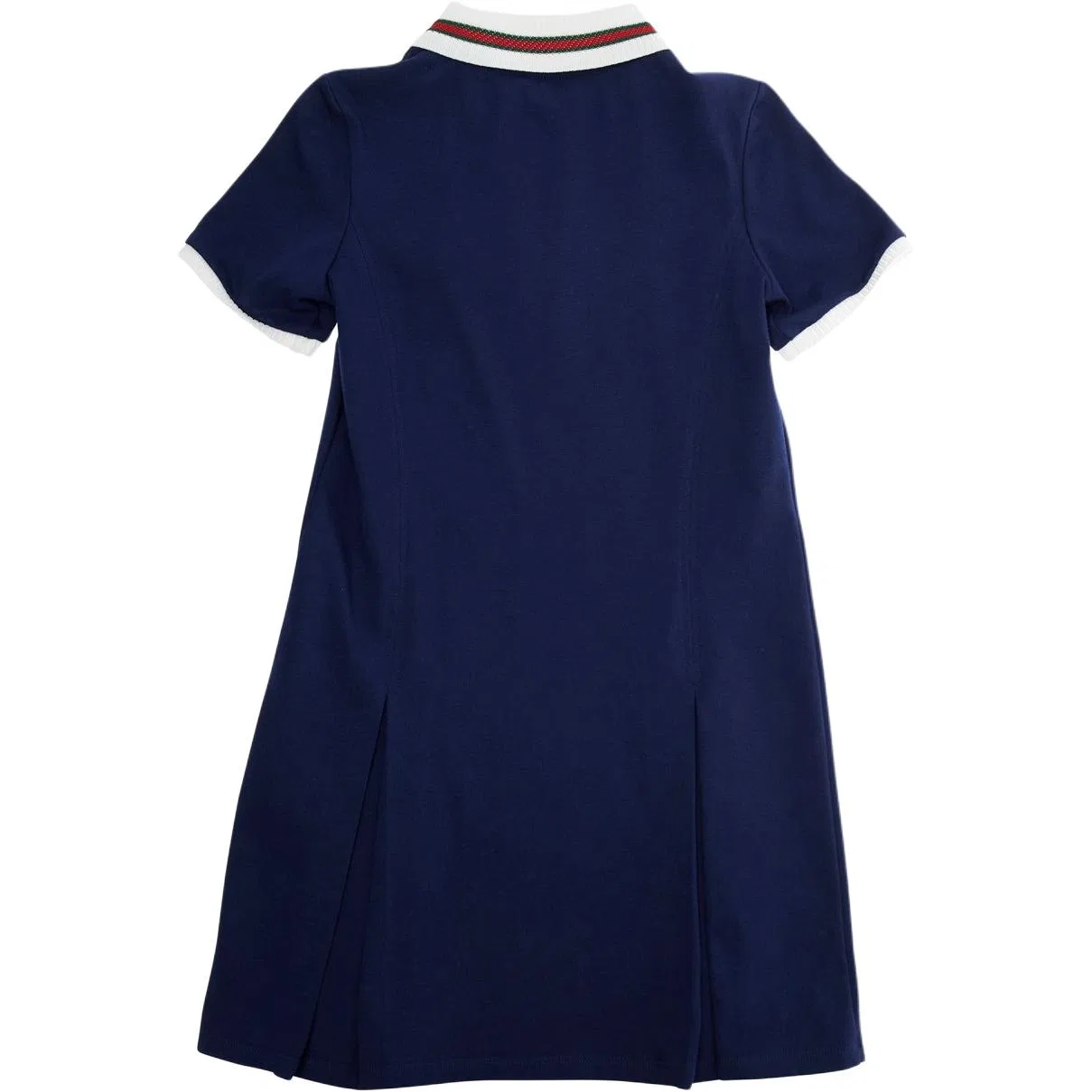 Детское платье для девочек с отложным воротником и коротким рукавом, Blue, GUCCI — фото 2