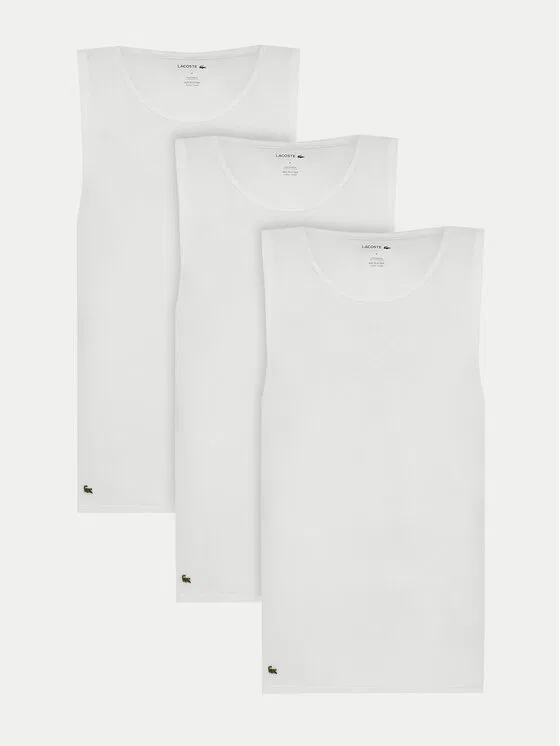 Комплект топов без рукавов regular fit Lacoste, белый