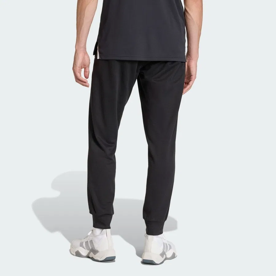 Спортивные брюки с зауженным кроем Workout Essentials FeelReady, adidas, Черный — фото 2