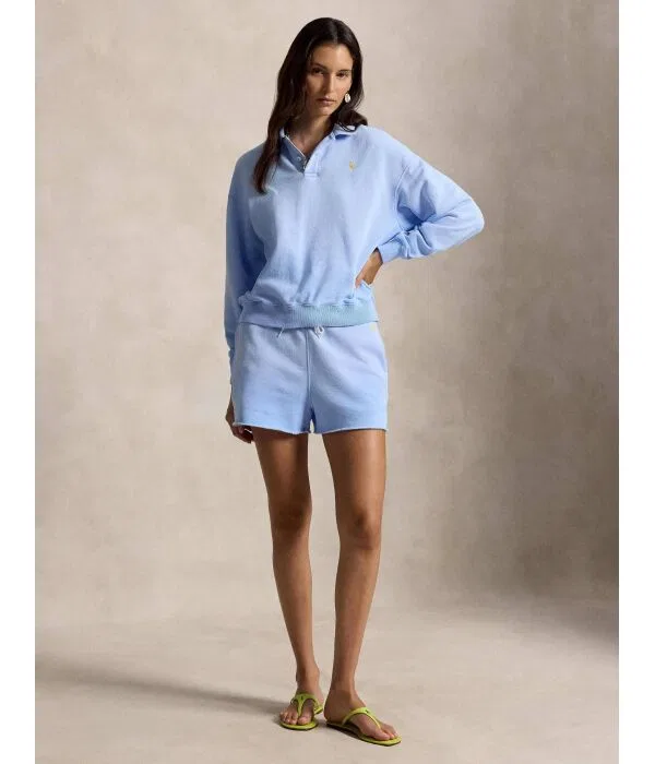 Женская флисовая кофта на молнии Polo Ralph Lauren, Azzurro — фото 2