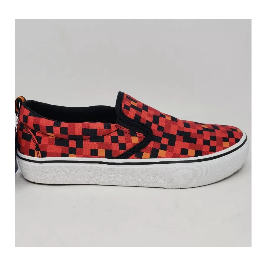 Детские спортивные кроссовки с закрытым носком Street Fame Skechers, Красно-черный