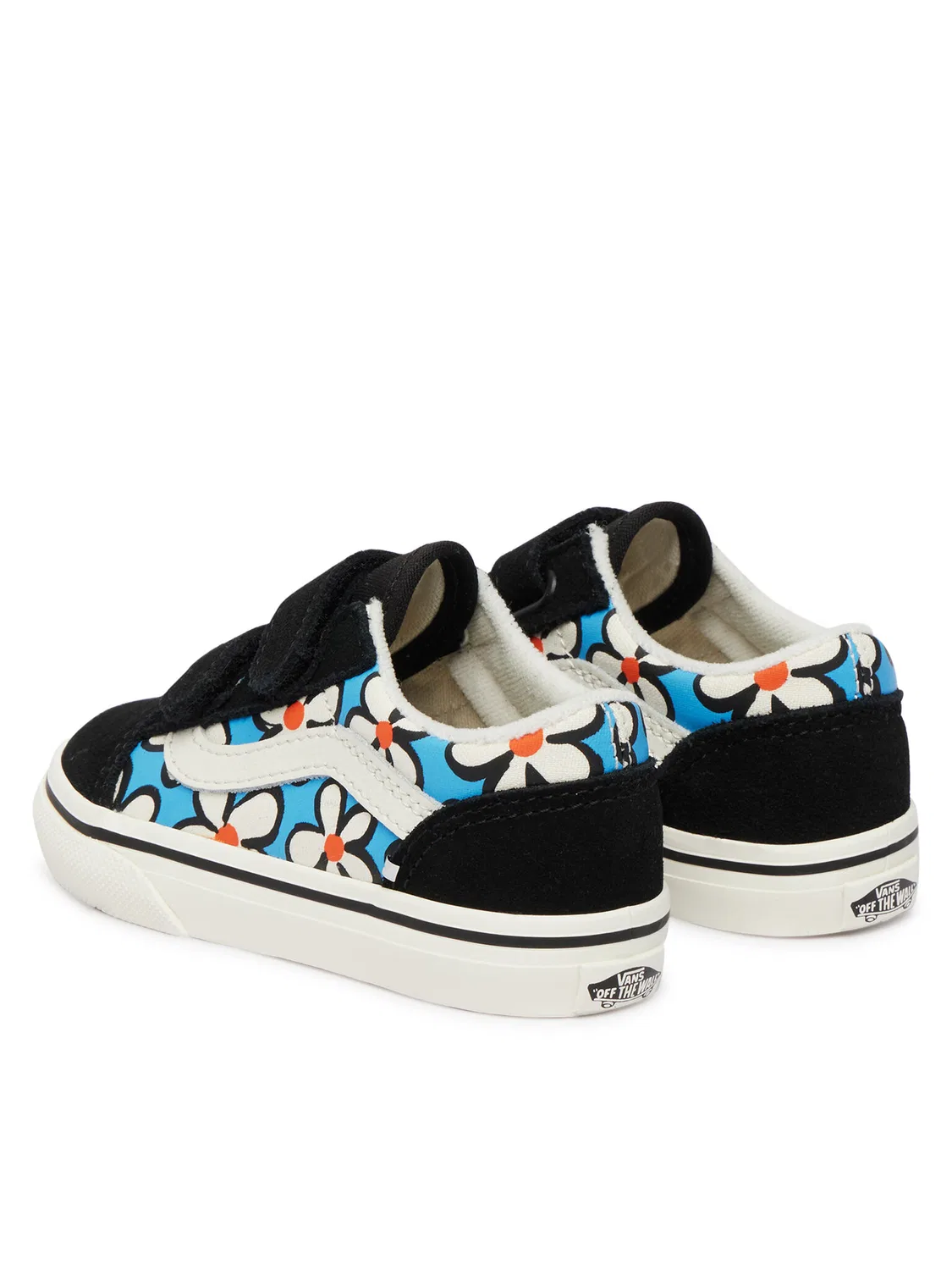 Тканевые кроссовки для девочки Old Skool Vans, синий — фото 3