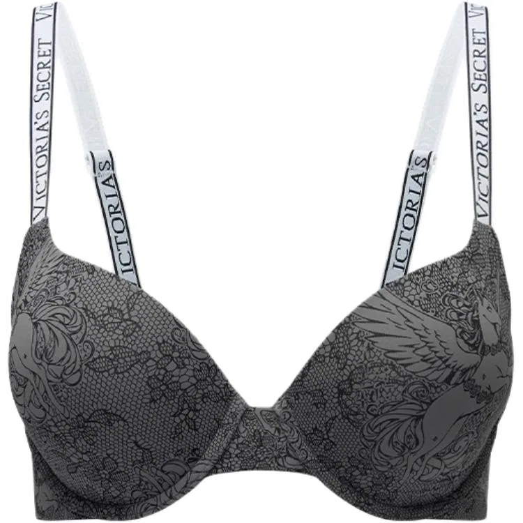 Женский бюстгальтер с принтом Pegasus Victoria's Secret, Black Pegasus Logo