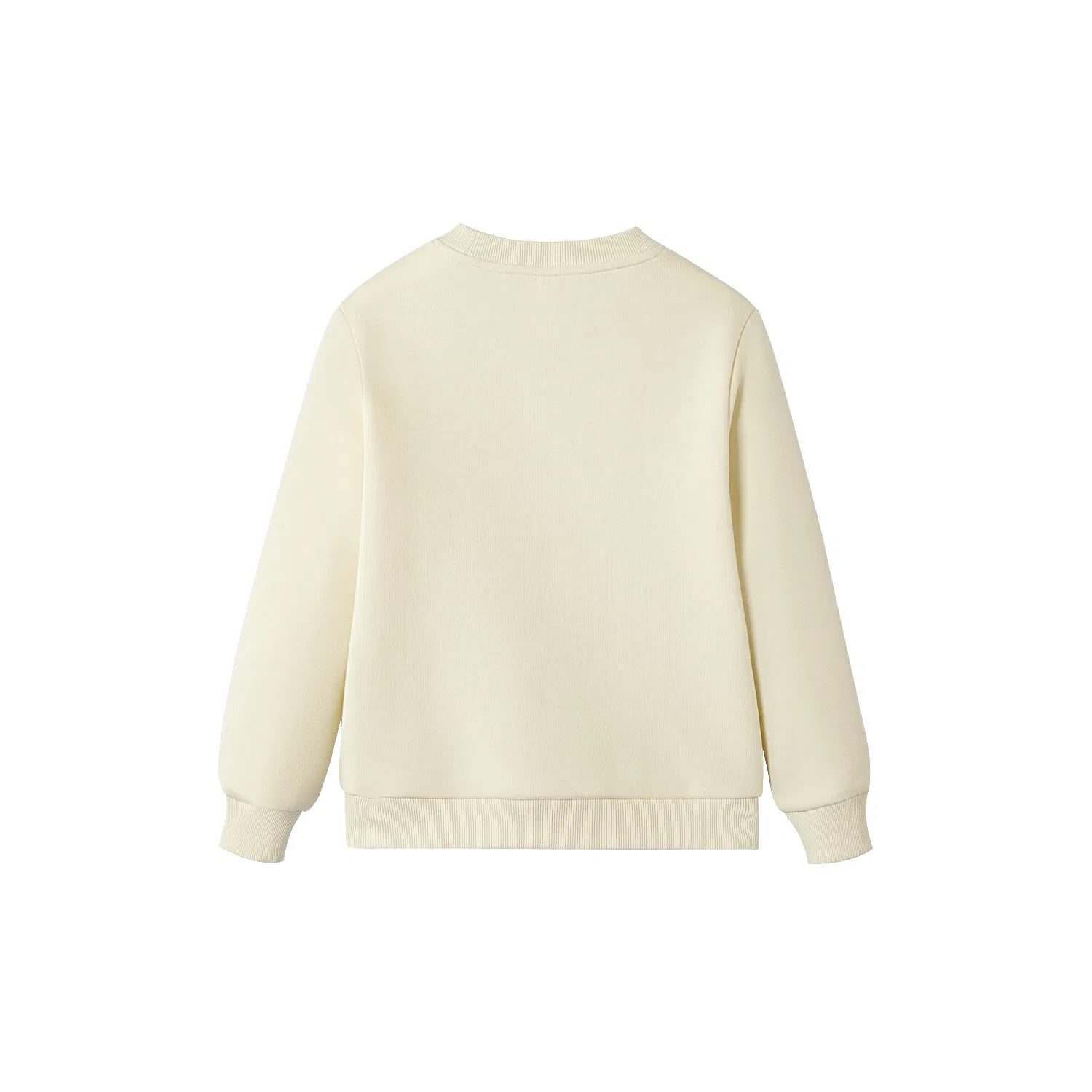 Детский свитшот с принтом HLA, Beige With Yellow Pattern 25 — фото 3